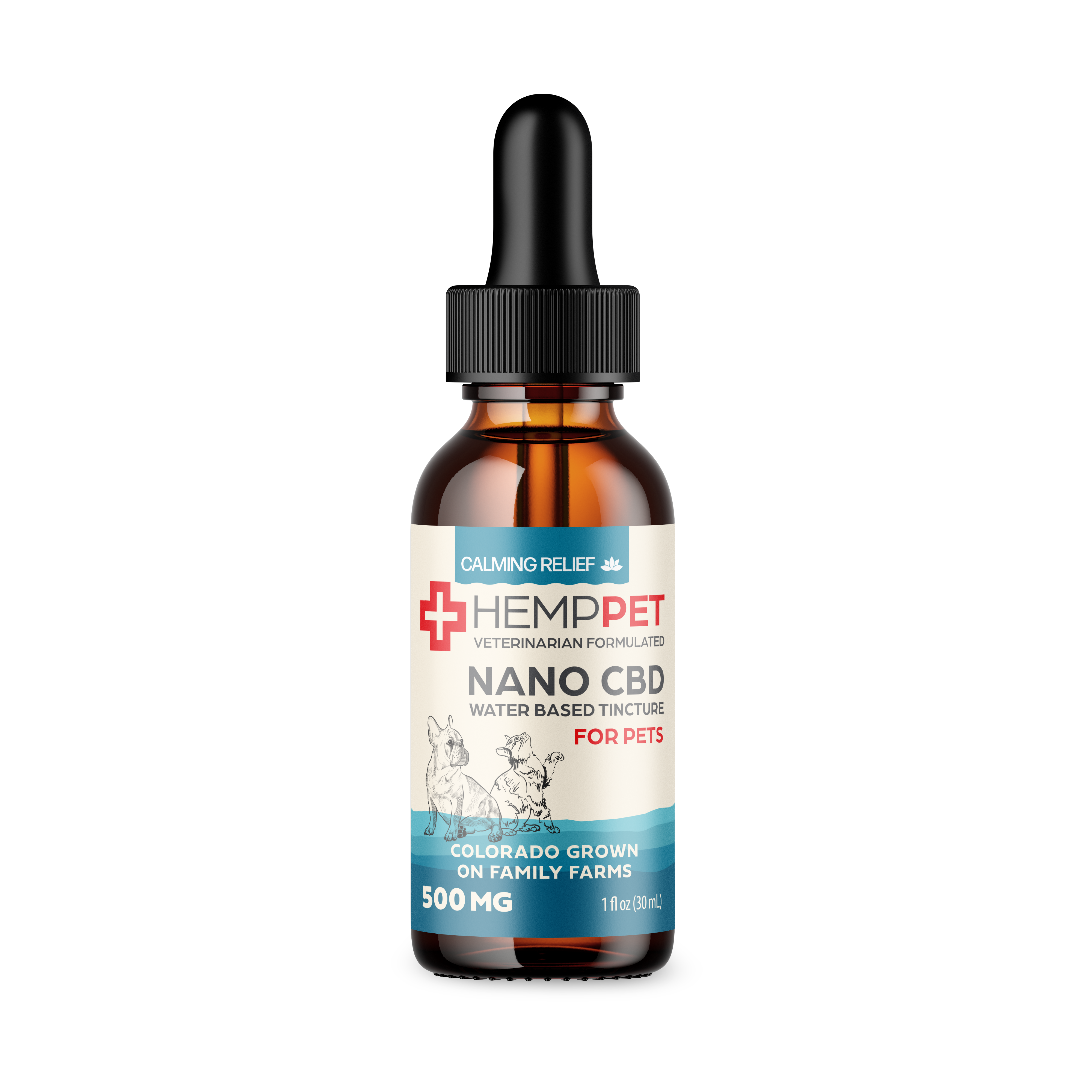 HEMPPET - NANO CBD WATER-BASED TINCTURE FOR PETS
